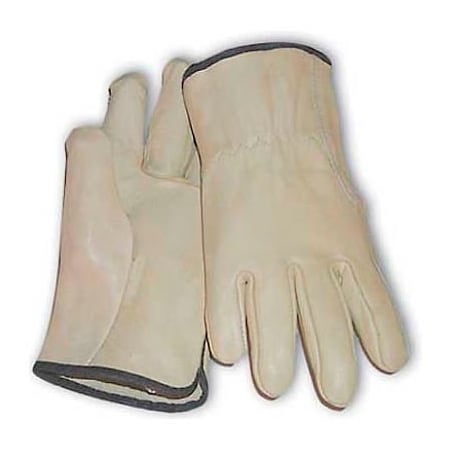 Pip PIP Top Grain Cowhide Drivers Gloves, Straight Thumb, Quality Grade, XS 68-101/XS